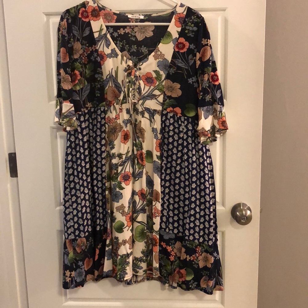 Wren and Ivory floral dress